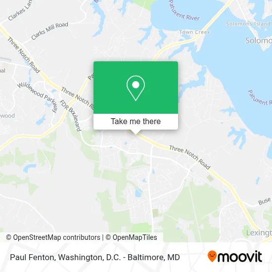 Paul Fenton map