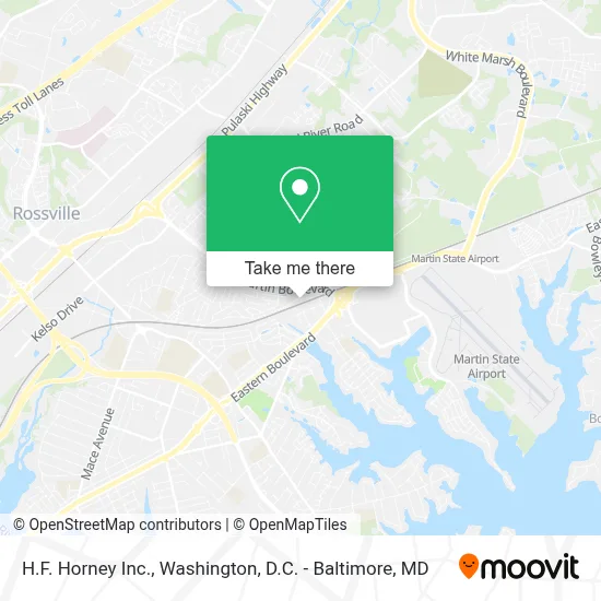 H.F. Horney Inc. map