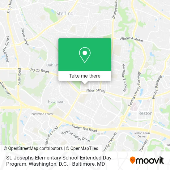 St. Josephs Elementary School Extended Day Program map