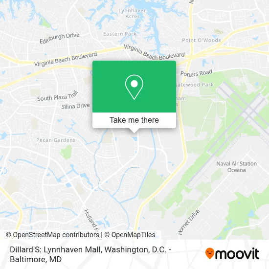 Dillard'S: Lynnhaven Mall map