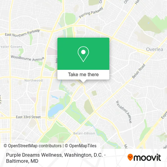 Purple Dreams Wellness map