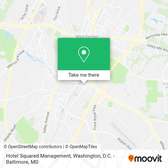 Hotel Squared Management map