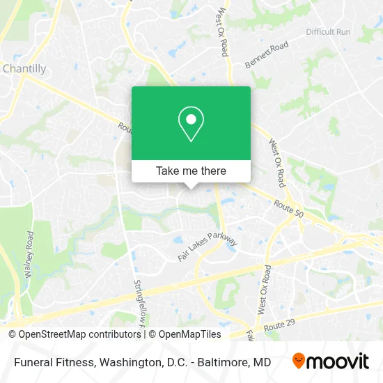 Funeral Fitness map