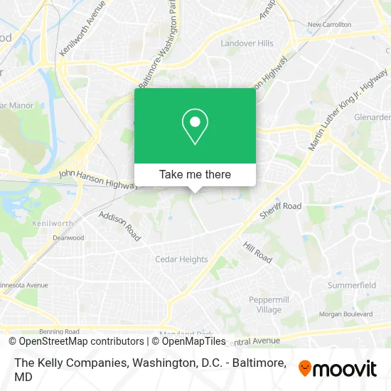 The Kelly Companies map