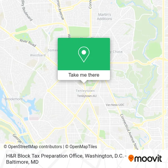 H&R Block Tax Preparation Office map