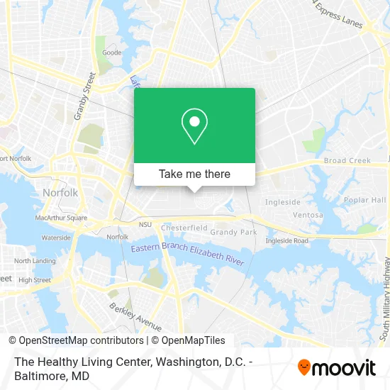 The Healthy Living Center map