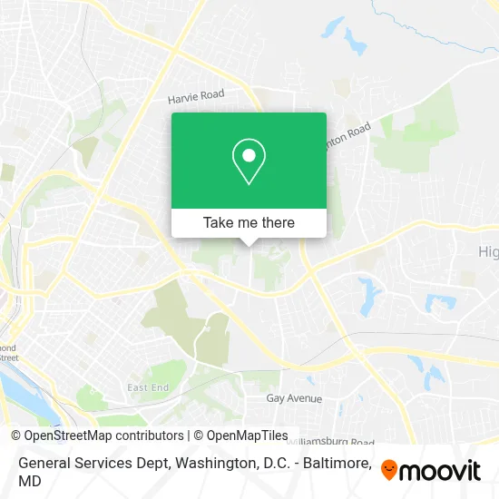 General Services Dept map