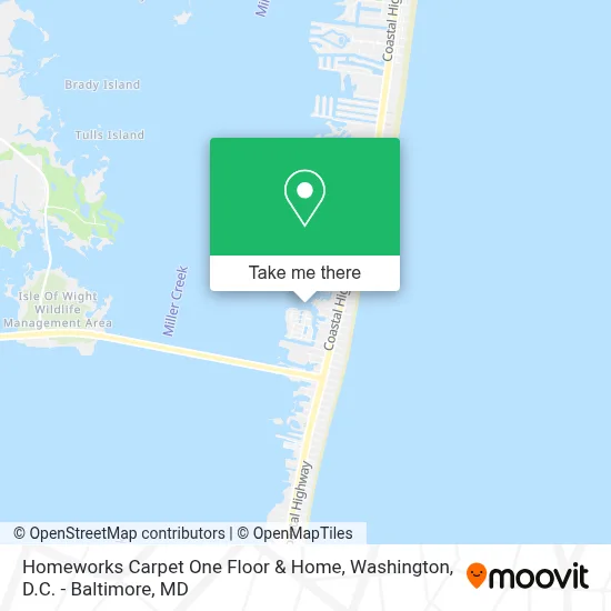 Homeworks Carpet One Floor & Home map