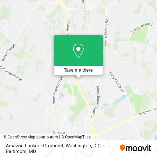 Amazon Locker - Grommet map