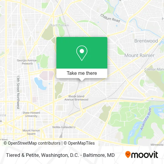 Tiered & Petite map
