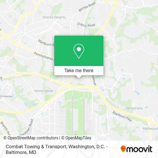 Combat Towing & Transport map