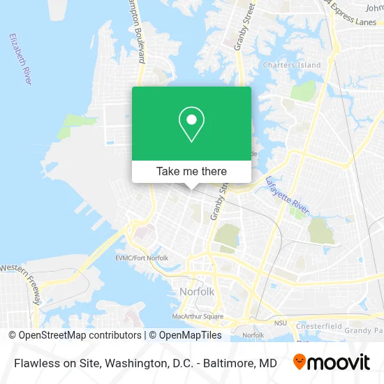 Flawless on Site map