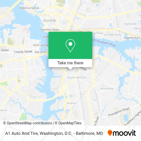 A1 Auto And Tire map