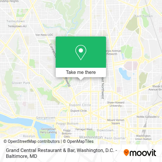 Grand Central Restaurant & Bar map