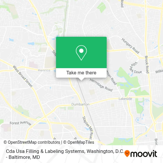 Cda Usa Filling & Labeling Systems map