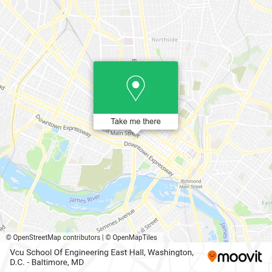Vcu School Of Engineering East Hall map