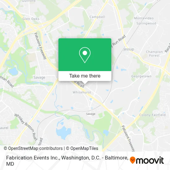 Fabrication Events Inc. map