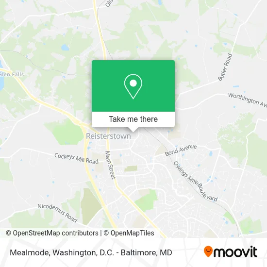 Mealmode map