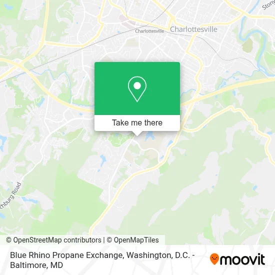 Blue Rhino Propane Exchange map