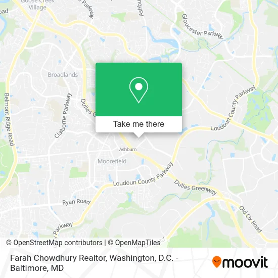 Farah Chowdhury Realtor map