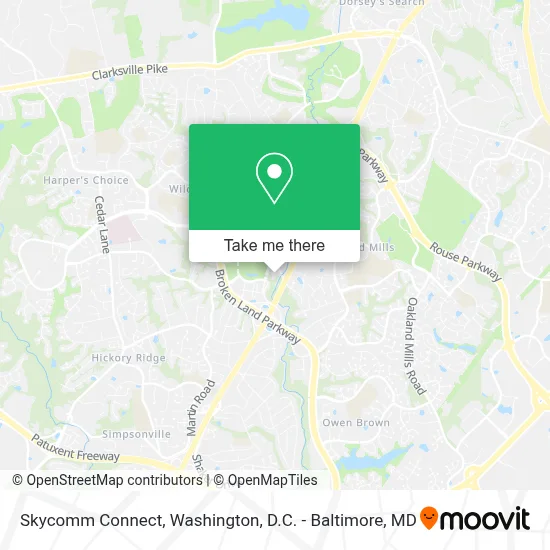 Skycomm Connect map
