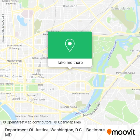 Department Of Justice map