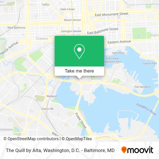 The Quill by Alta map