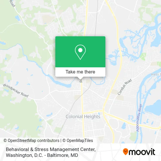 Behavioral & Stress Management Center map