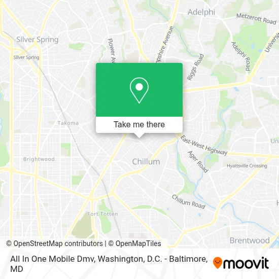 All In One Mobile Dmv map