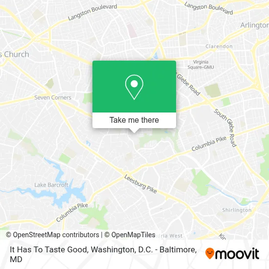 It Has To Taste Good map