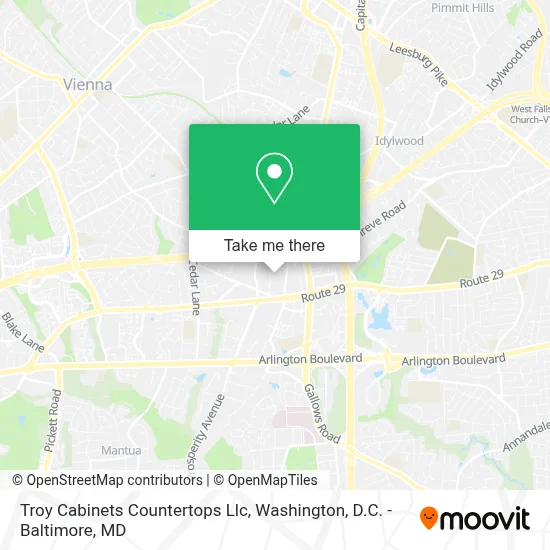Troy Cabinets Countertops Llc map