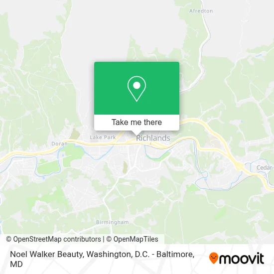 Noel Walker Beauty map