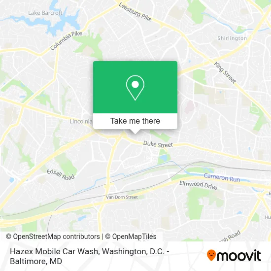 Hazex Mobile Car Wash map
