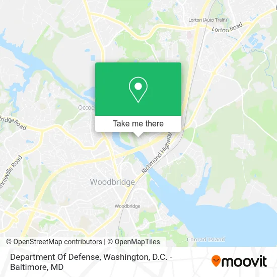 Department Of Defense map