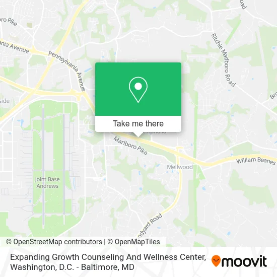 Expanding Growth Counseling And Wellness Center map