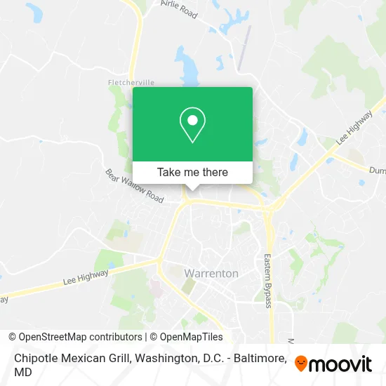 Chipotle Mexican Grill map