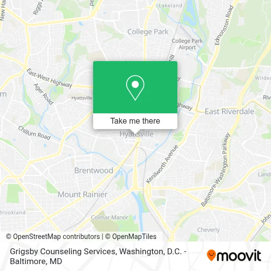 Grigsby Counseling Services map