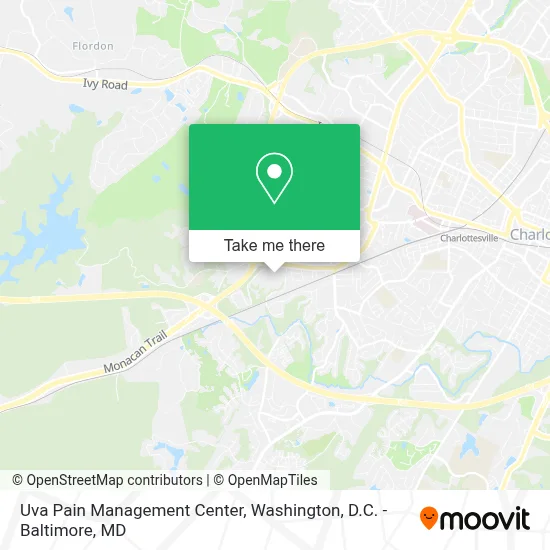 Uva Pain Management Center map