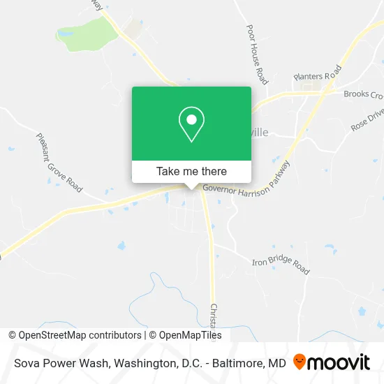 Sova Power Wash map