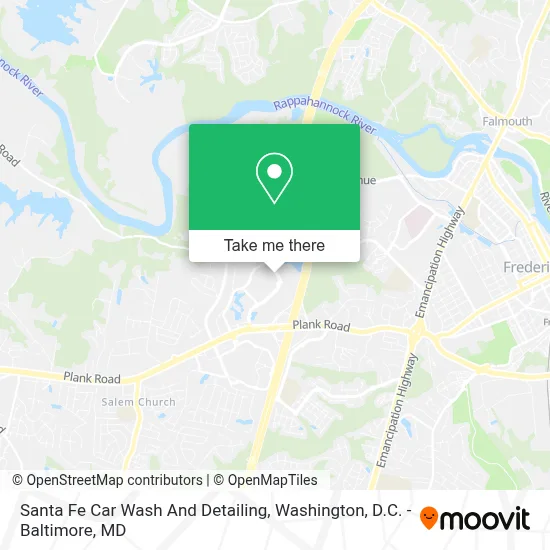 Santa Fe Car Wash And Detailing map
