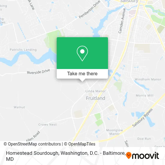 Homestead Sourdough map