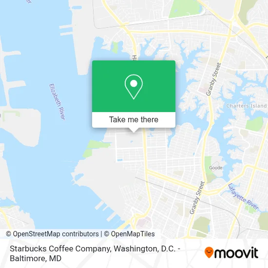 Starbucks Coffee Company map