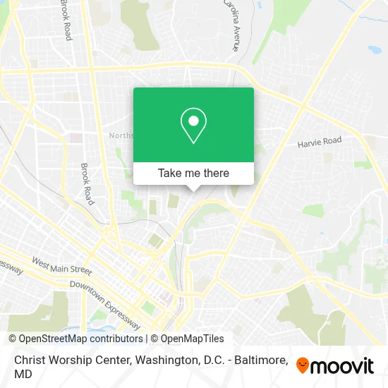 Christ Worship Center map