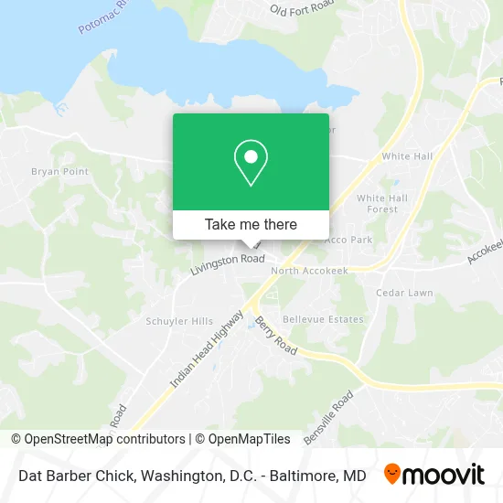 Dat Barber Chick map