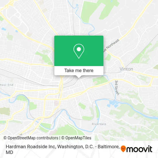Hardman Roadside Inc map