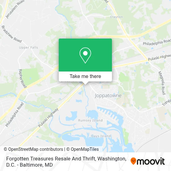 Forgotten Treasures Resale And Thrift map
