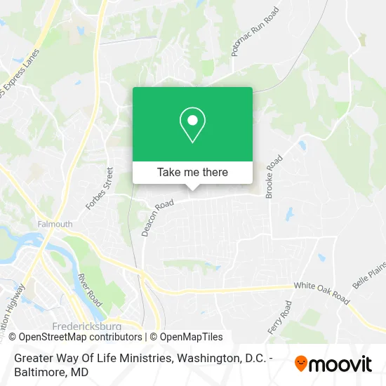 Greater Way Of Life Ministries map
