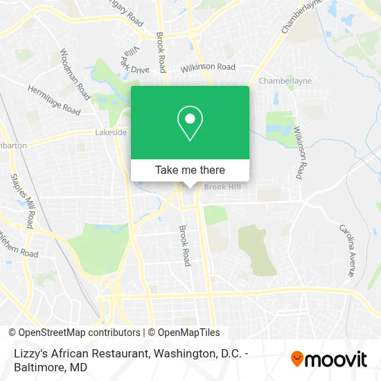 Lizzy's African Restaurant map