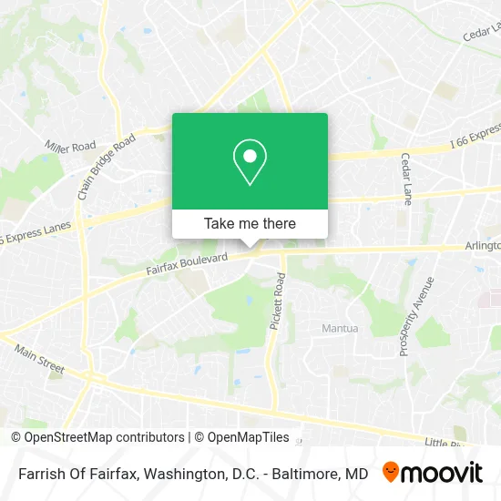 Farrish Of Fairfax map