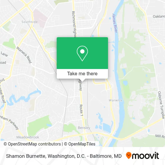 Shamon Burnette map